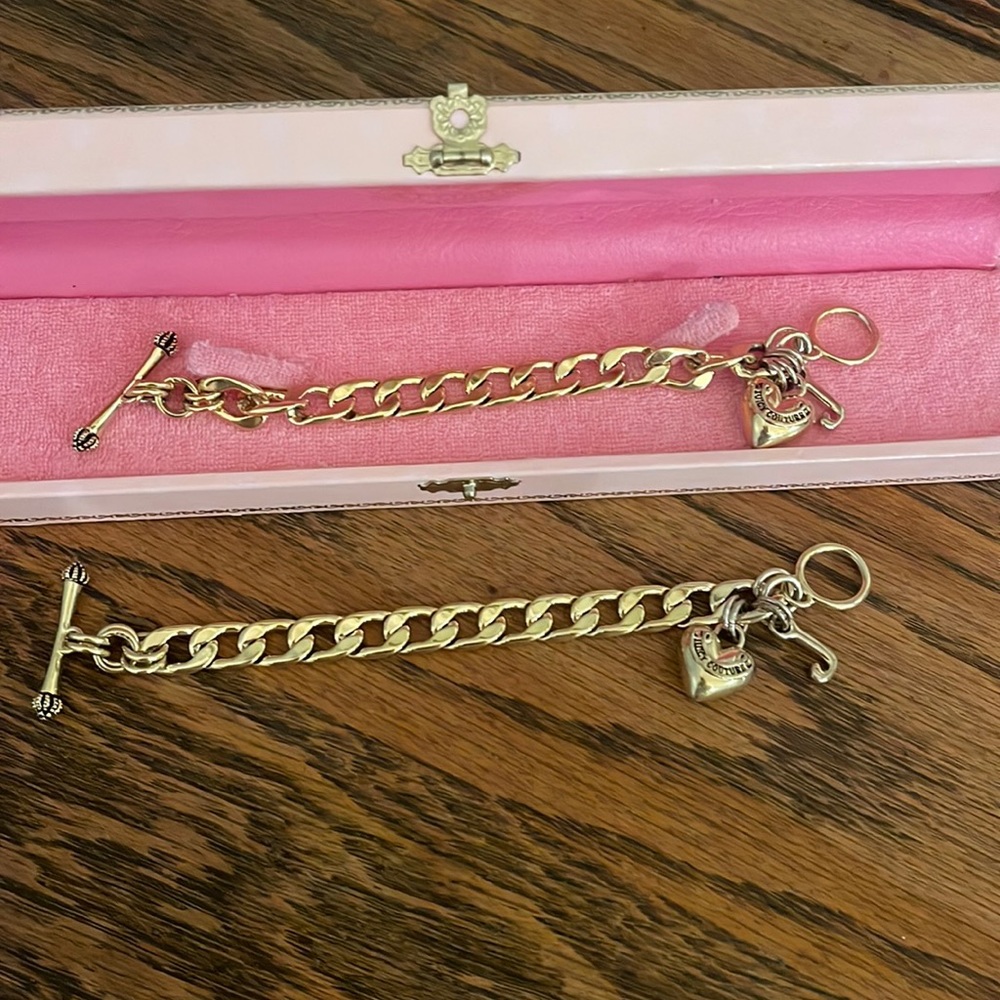 Two Matching Children’s Juicy Couture Charm Bracelets
